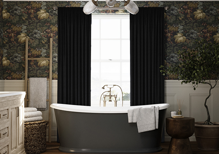 Arundel, Noir - Made to Measure Curtains - Image 3